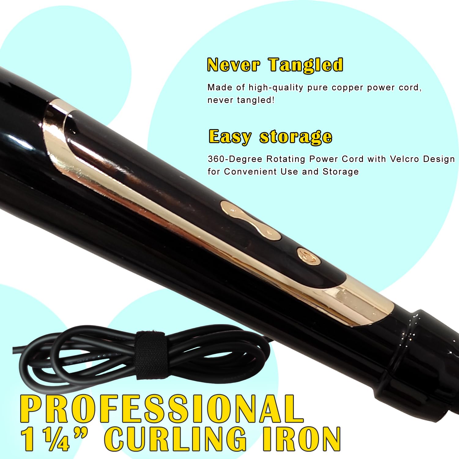 Premium imported hair waving iron with global dual voltage feature