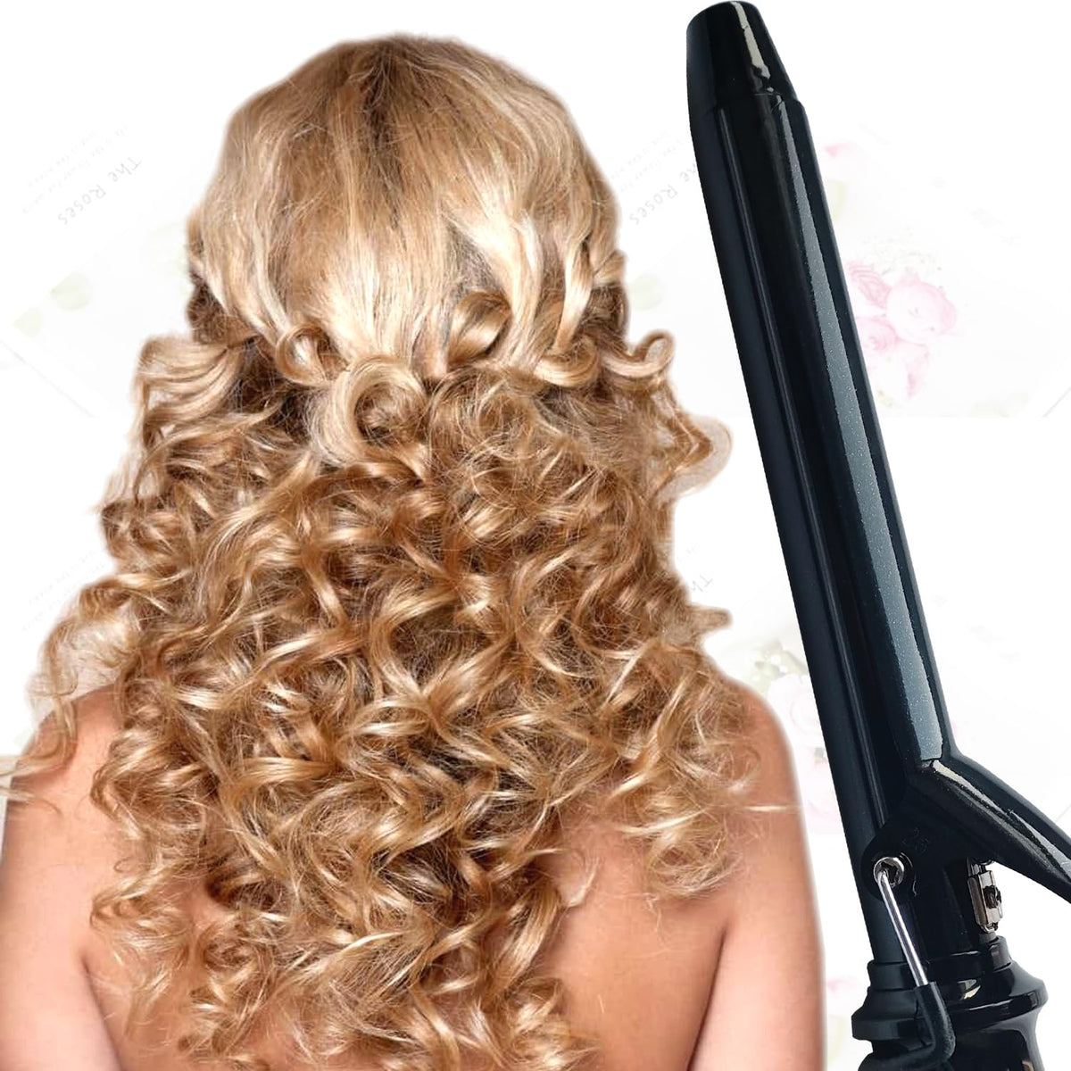Abp brand professional hair curling rod with 360 degree swivel cord