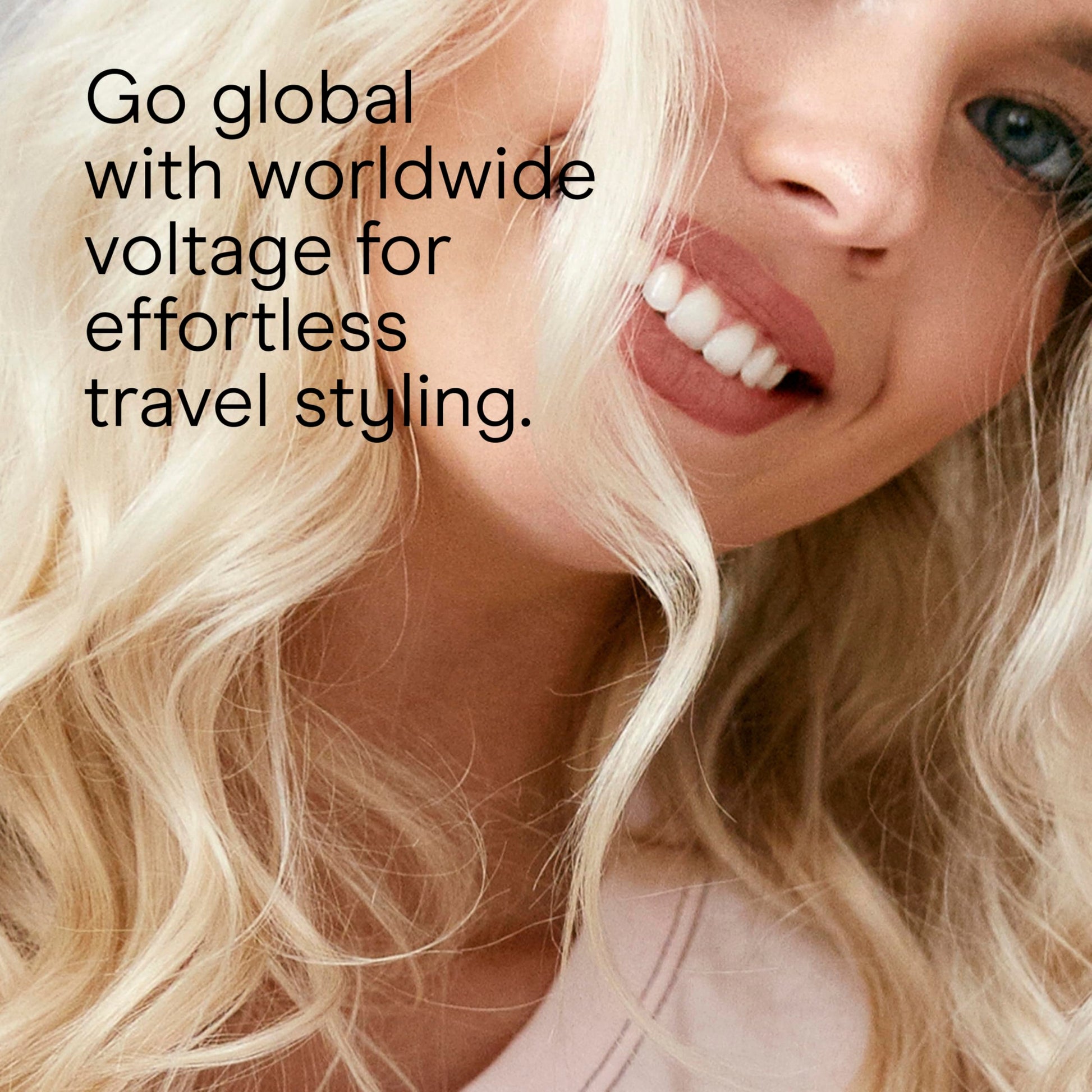 Side profile of the Conair professional curling iron showing the extra long cool tip and safety stand.
