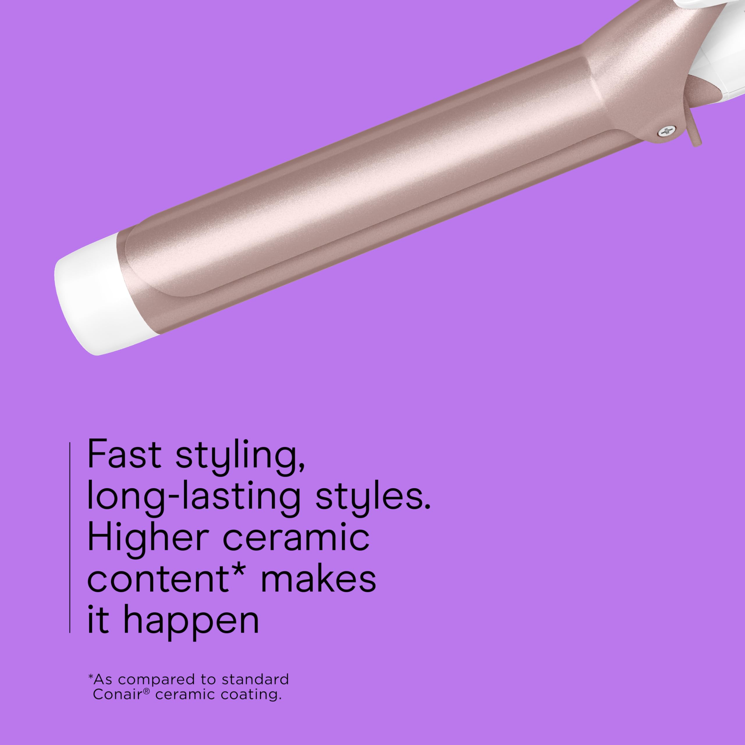 The packaging of the authentic imported Conair double ceramic styling tool.