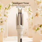 Ink-Eeze yellow hair curler showcasing 28mm ceramic barrel