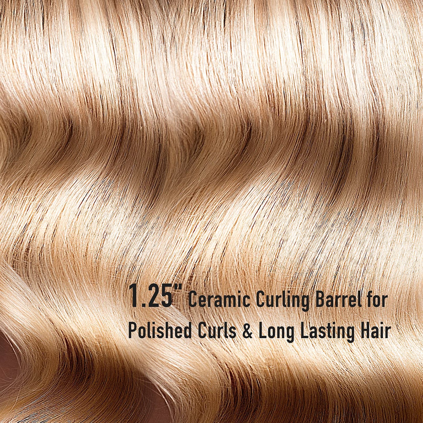 Travel friendly Lanvier curling iron with swivel cord
