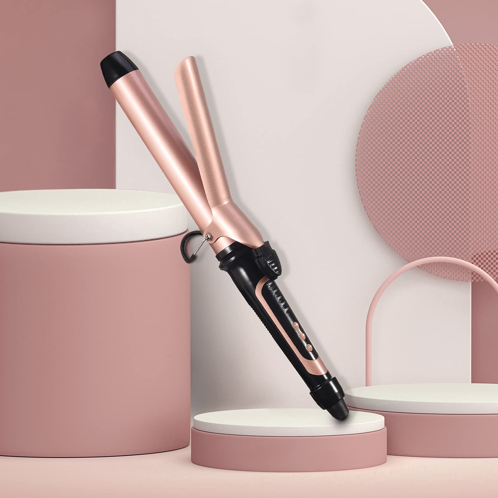 Packaging and contents of authentic Lanvier hair styling tool