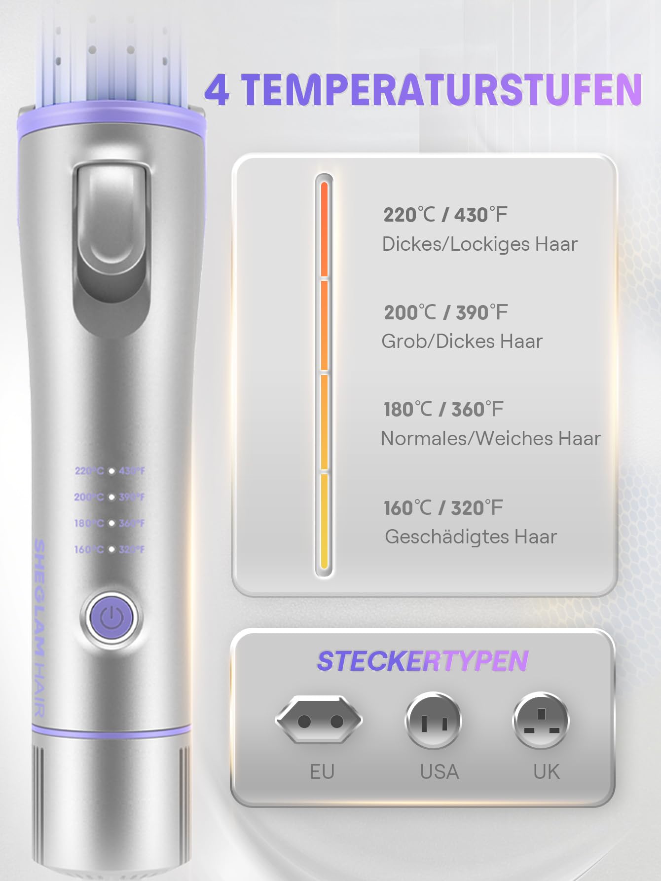 Professional hair styling results with Sheglam airflow tool