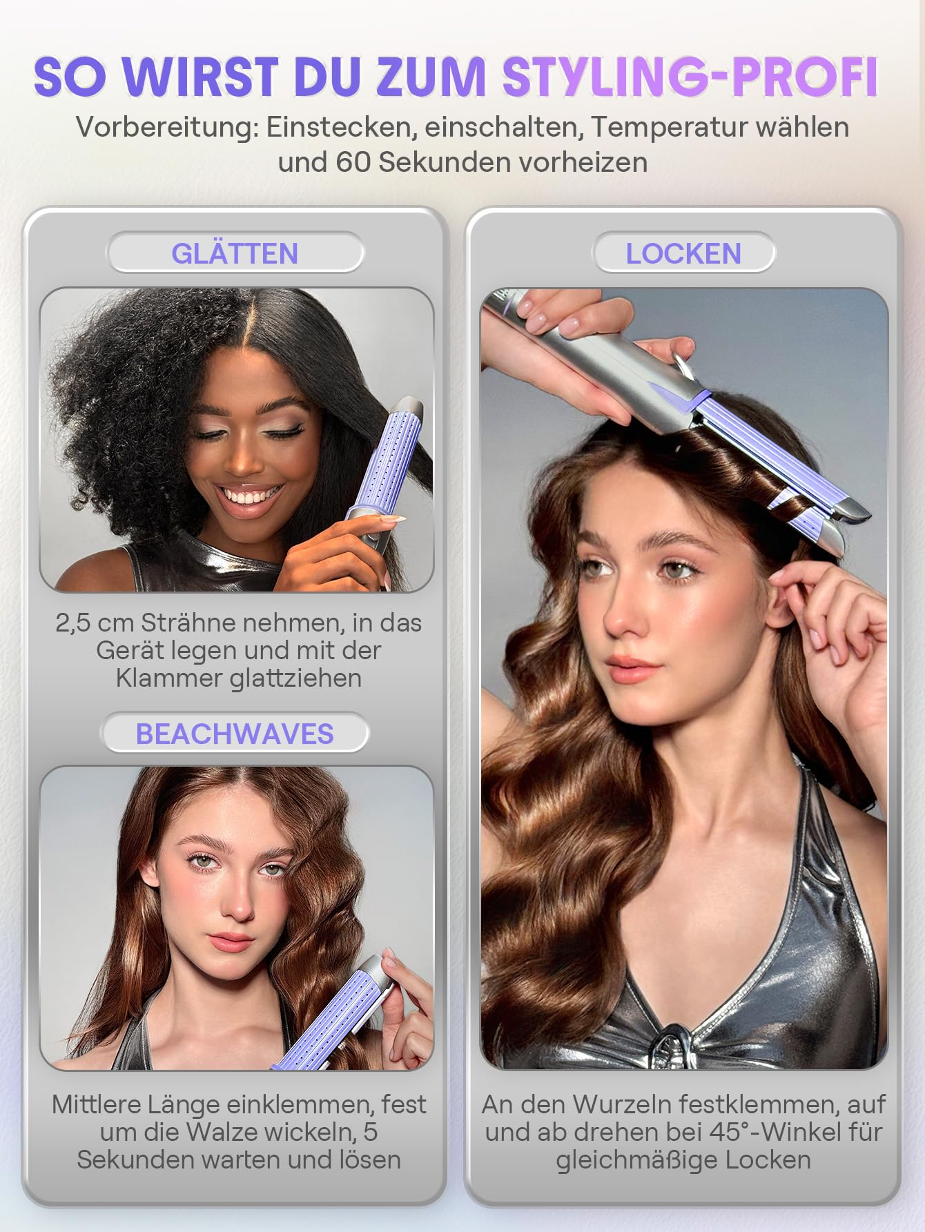 Sheglam Hair Cool Lock Airflow Styler full kit