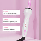 Dan Technology hair curler showing tourmaline ceramic barrel surface