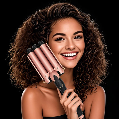 Side profile of Mistcado professional hair crimper wand