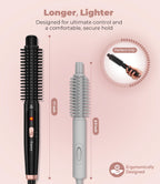 Farery curling iron brush showing 360 degree swivel cord
