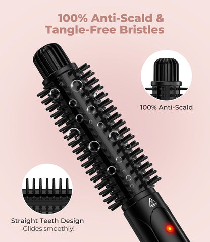 Side profile of Farery round brush curling iron