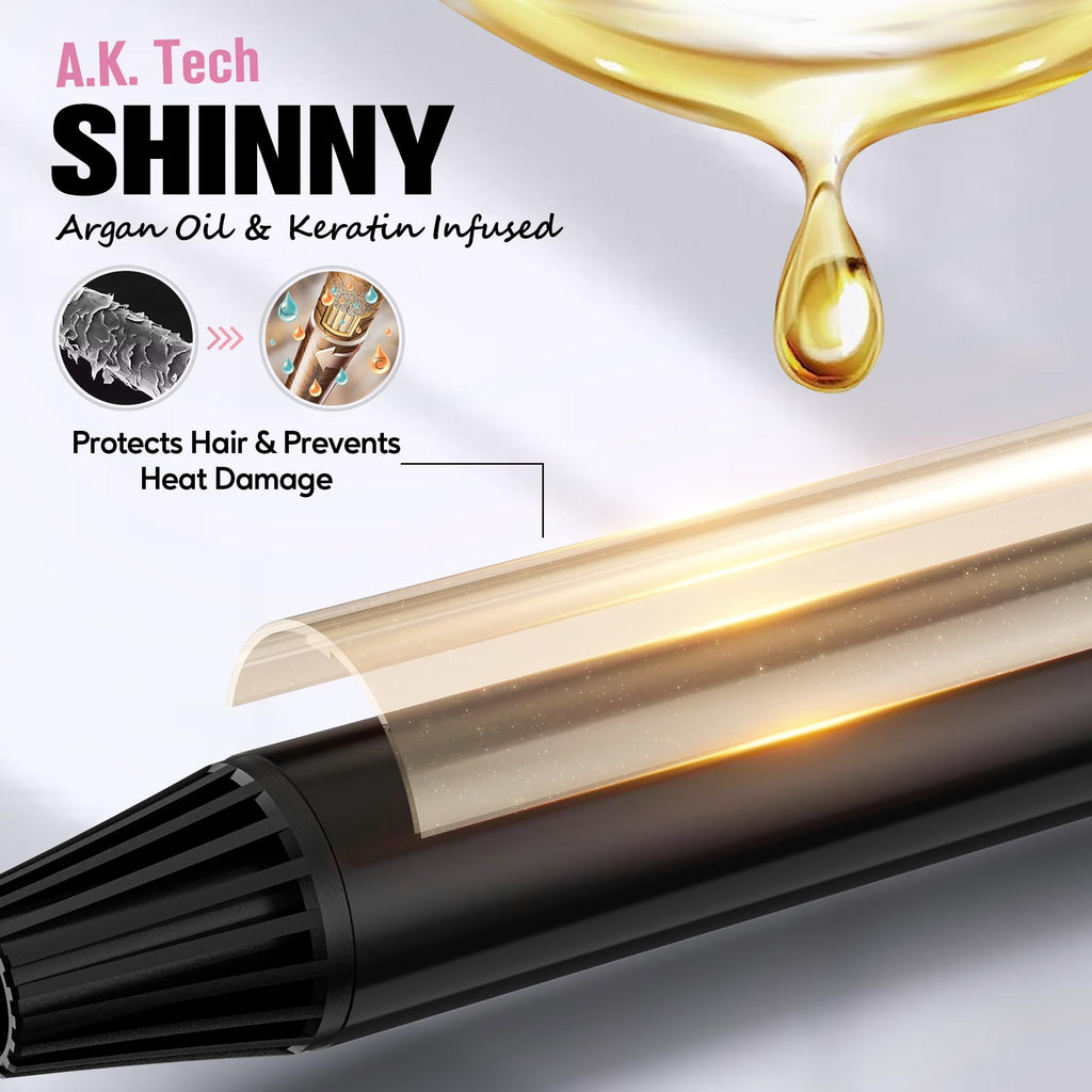 Farery hair curler with included clips and silicone mat