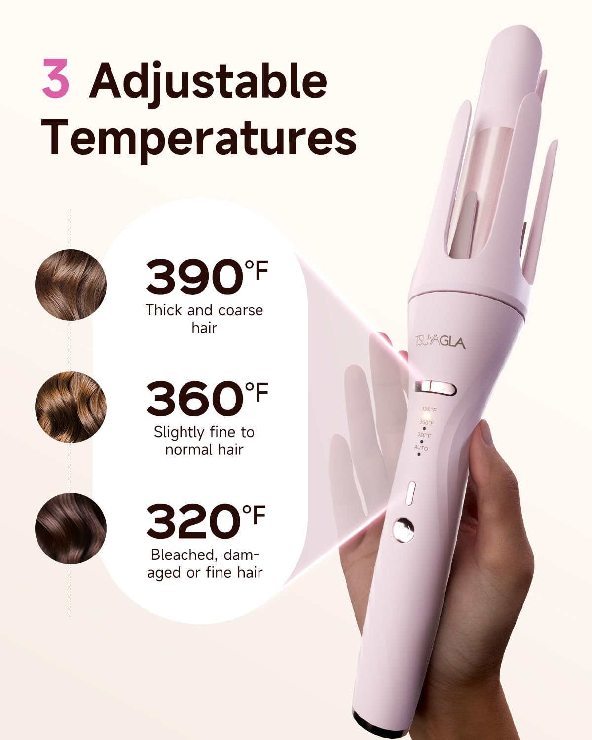 Tsuyagla hair crimper attachment for professional volume