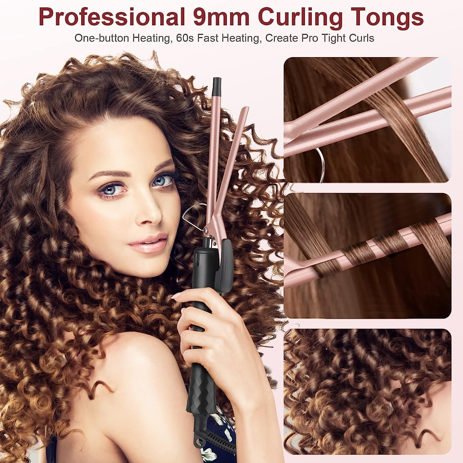 Jaeton 3/8 inch curling wand for tight curls