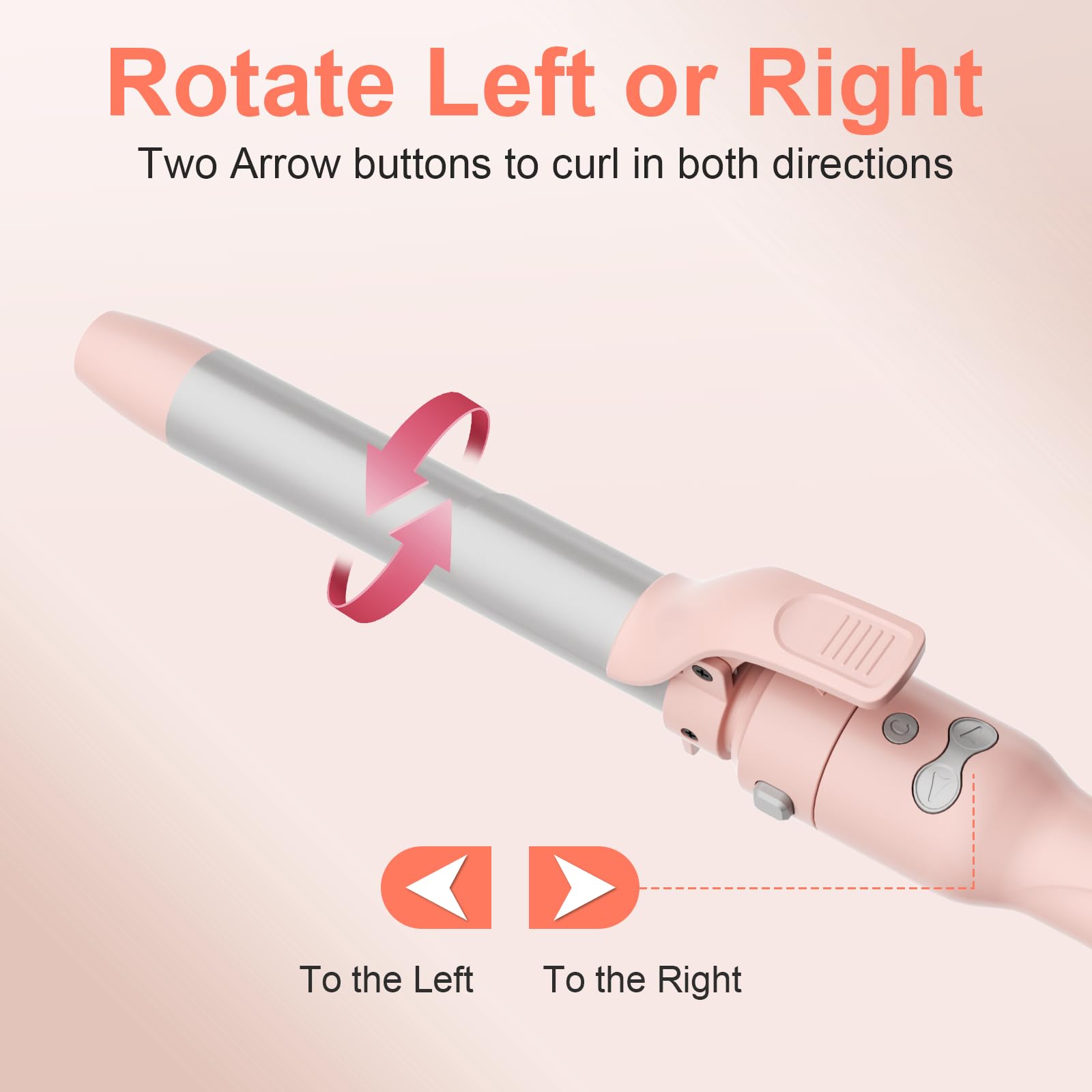Educational diagram showing ceramic barrel hair wrapping