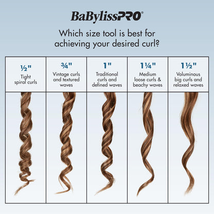 Side profile of BaBylissPro Nano Titanium curling wand