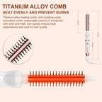 Person using Ushow 0.5 inch volumizing brush