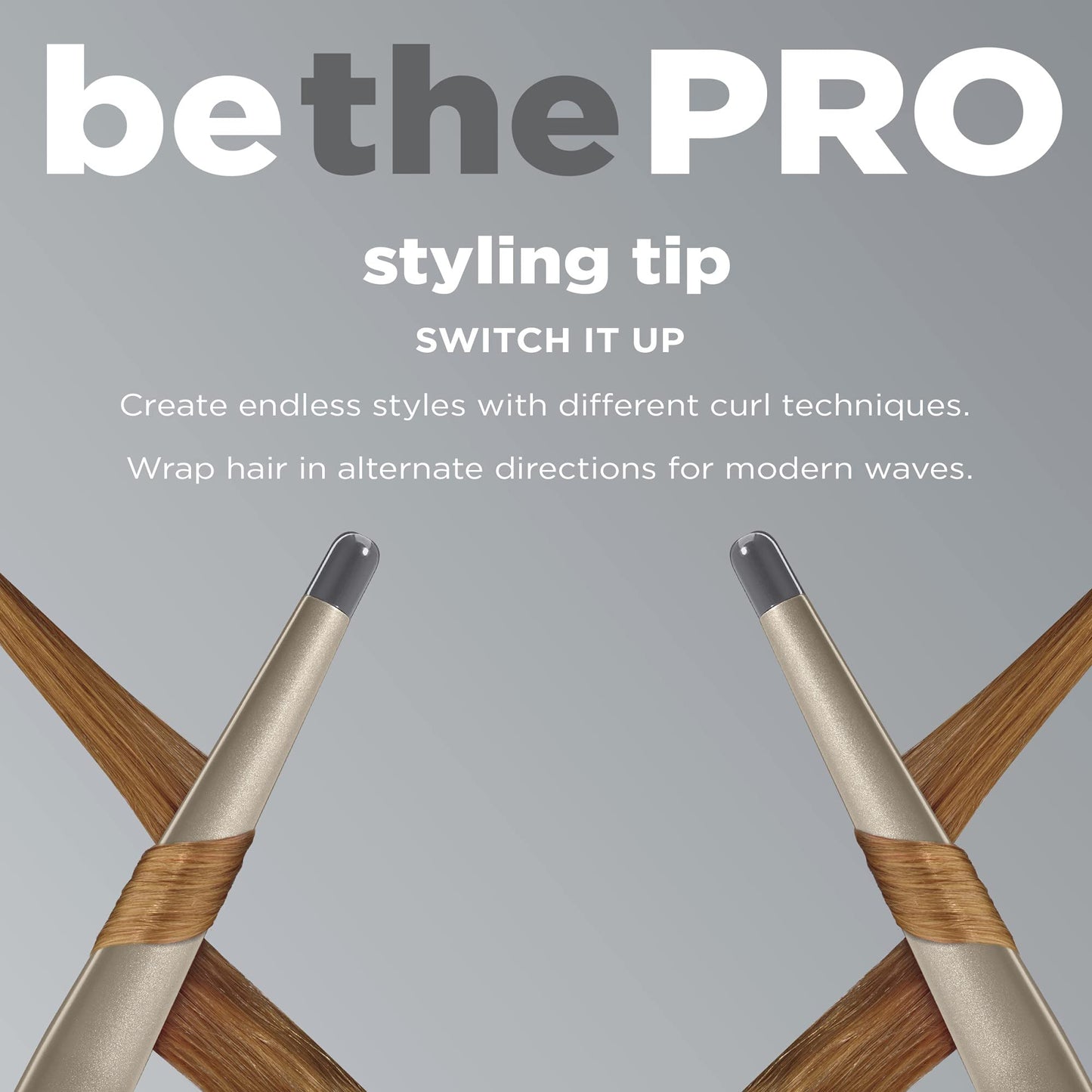 Side profile of Conair Infinitipro tapered styling tool