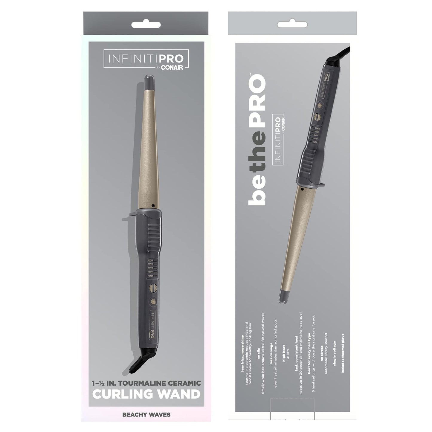 Conair Infiniti Pro hair styling tool with thermal glove