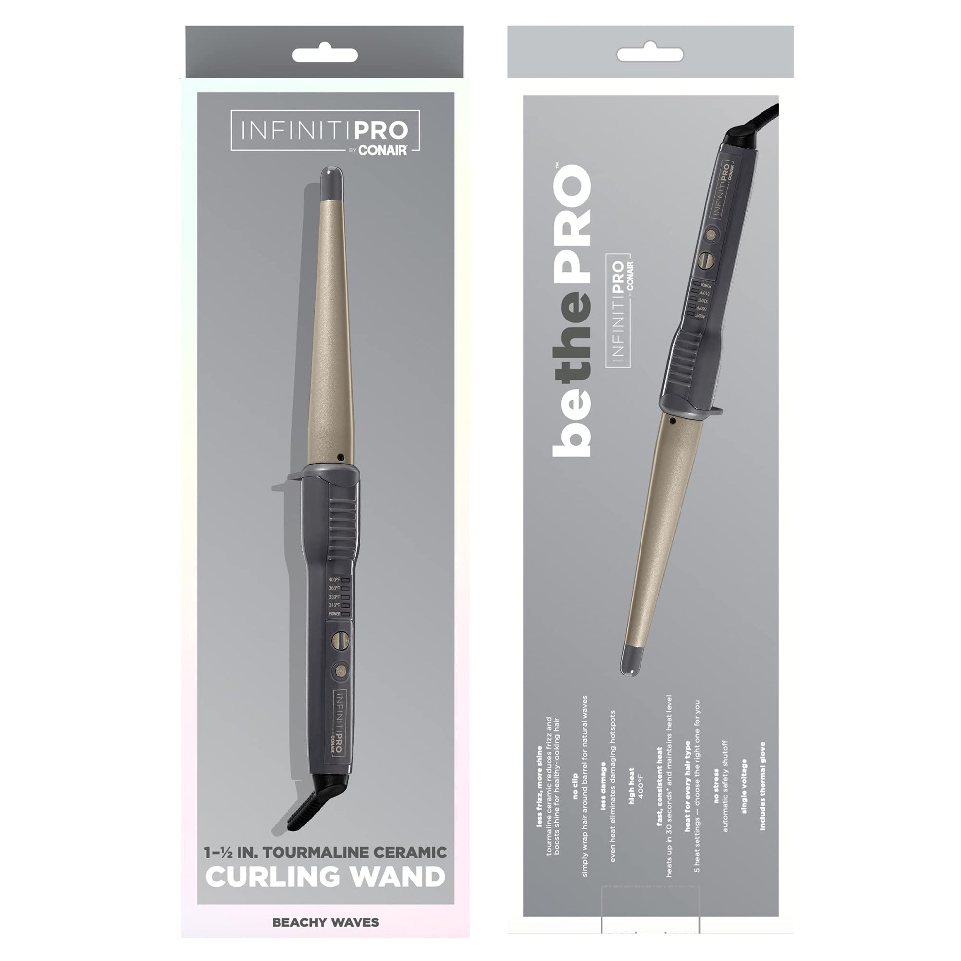 Conair Infiniti Pro hair styling tool with thermal glove