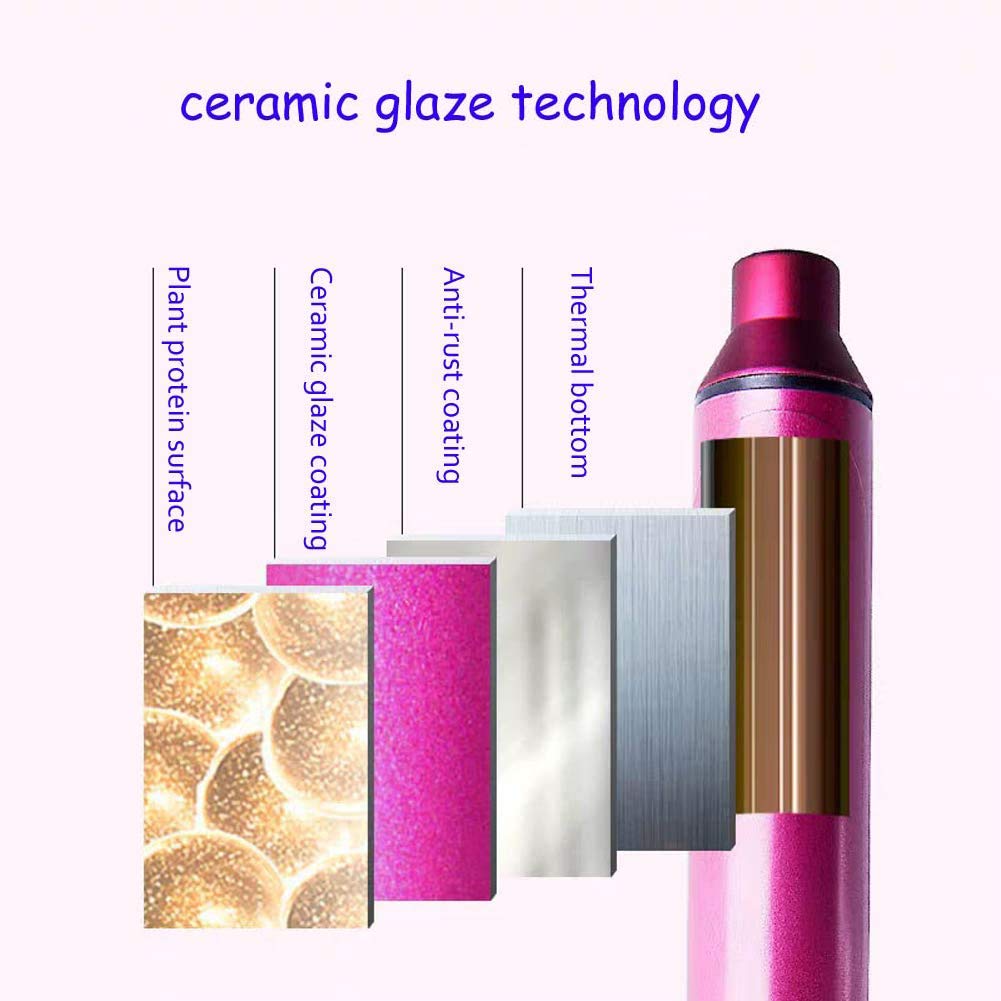 Top view of MBHAIR small barrel curling wand insulation tip