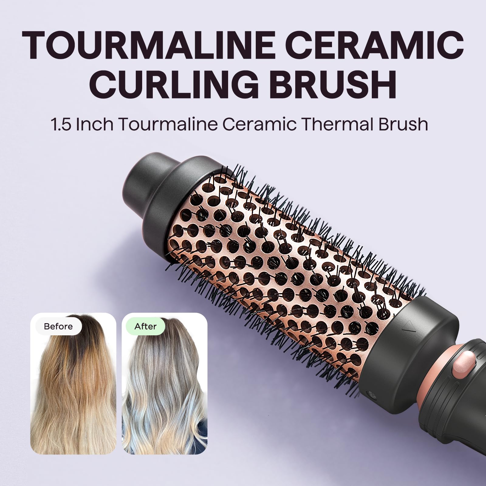 Wavytalk ceramic curling wands and hair crimper set