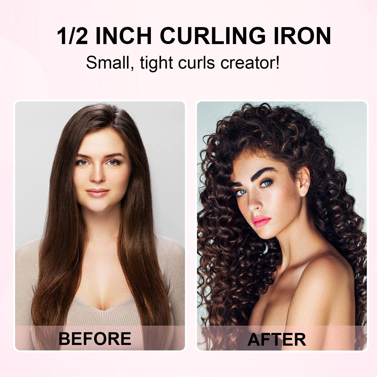 Vnina curling iron barrel close up