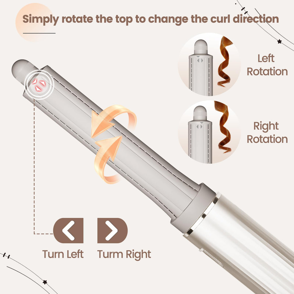 Side profile of AFDD curling barrel for Shark HD400