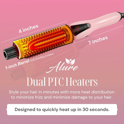 Control panel of Alure ionic hair straightening brush