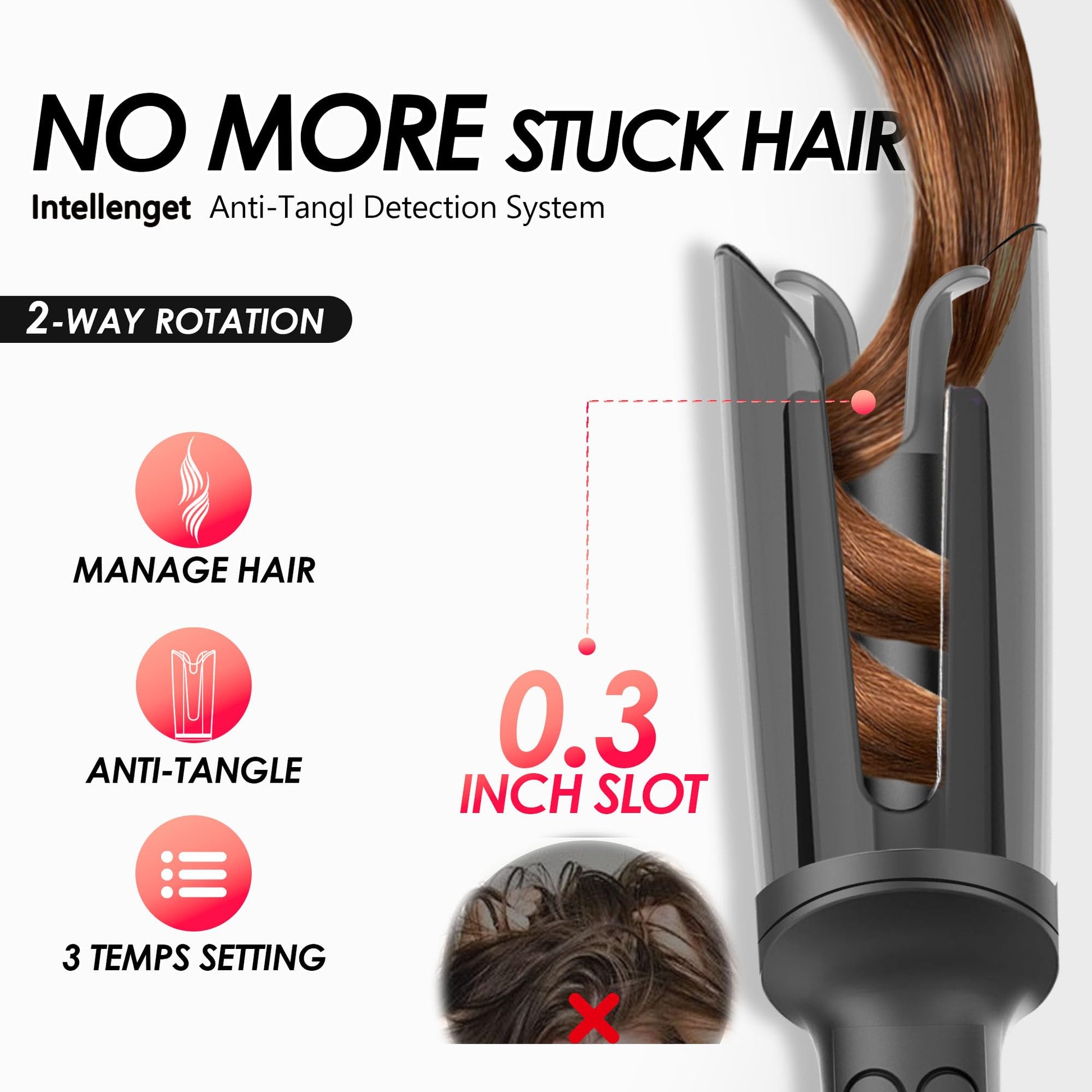Professional hair styling tool ionic technology