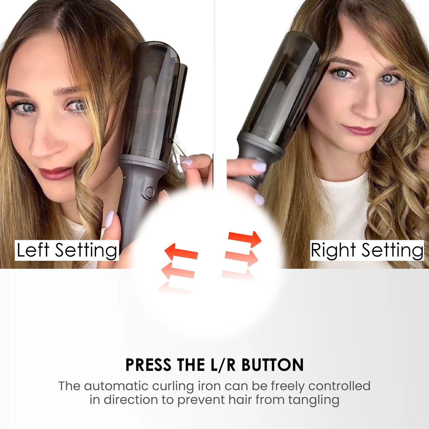 La Maesii automatic curler with temperature display