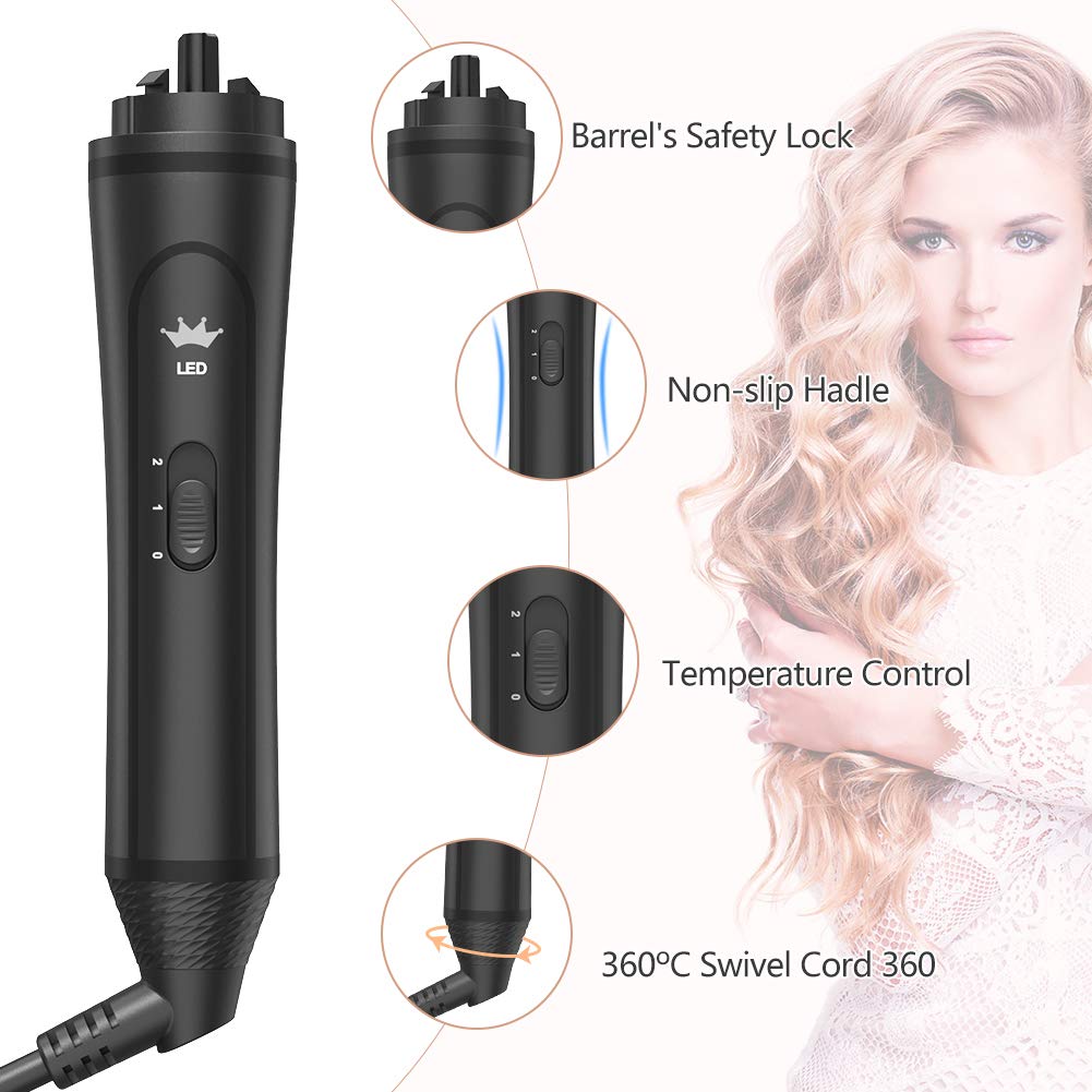 Duomishu curling iron set in elegant gift packaging