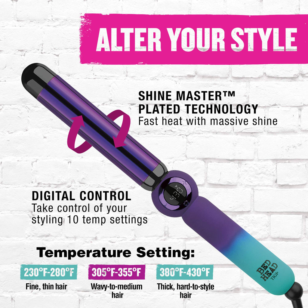 Bed Head hair styling wand with included heat glove