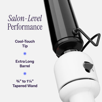 Hot Tools curling iron variable heat dial and controls