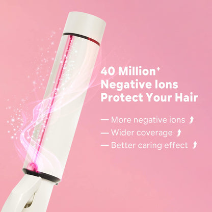 Novuspro curling wand ceramic tourmaline barrel close up