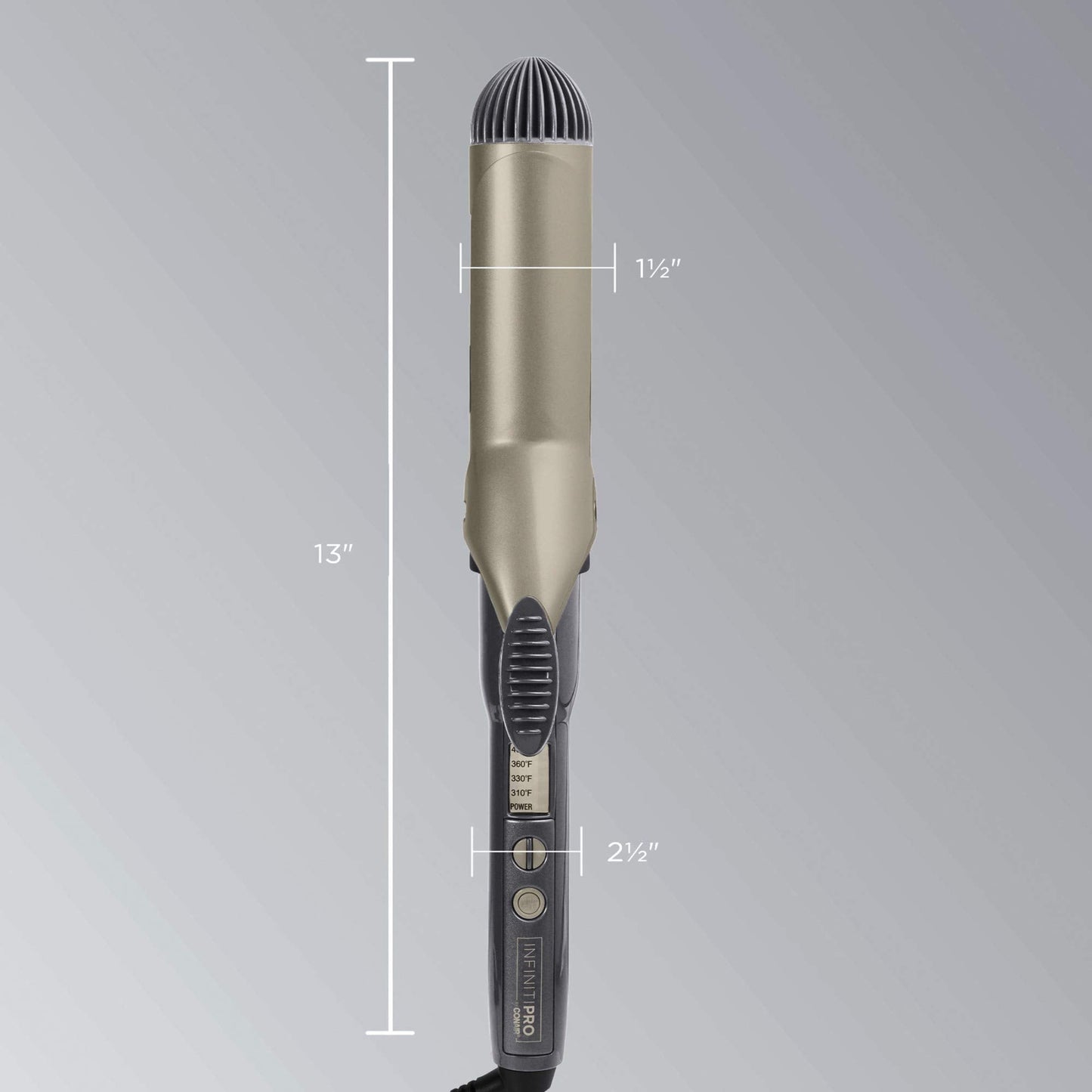 Professional hair styling with Conair 1.5 inch curler