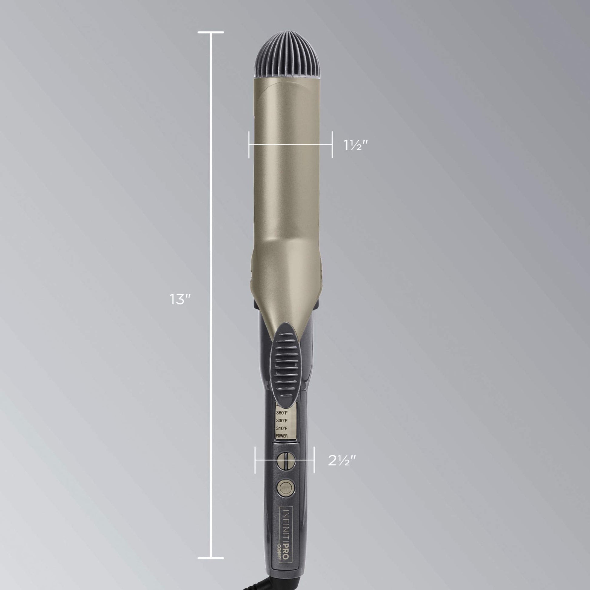 Professional hair styling with Conair 1.5 inch curler