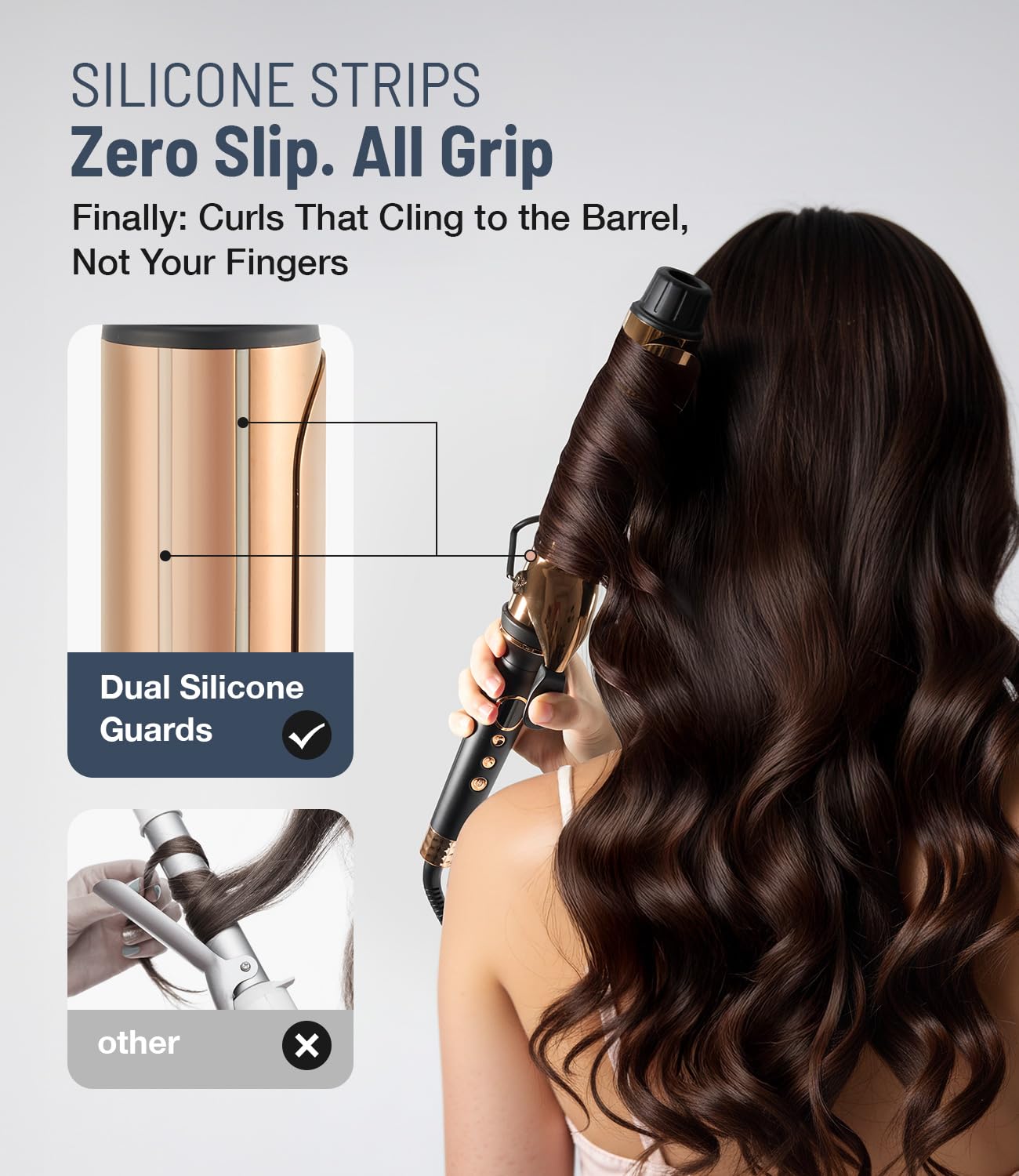 Orynne curling iron accessories including heat resistant glove and clips