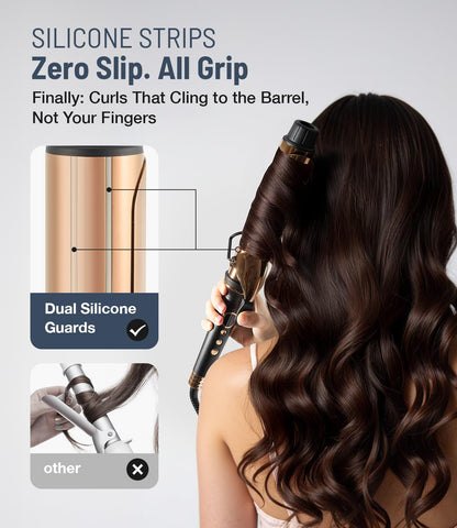 Orynne curling iron accessories including heat resistant glove and clips