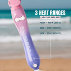 Professional hairstyling demonstration using the Beachwaver B1 wand