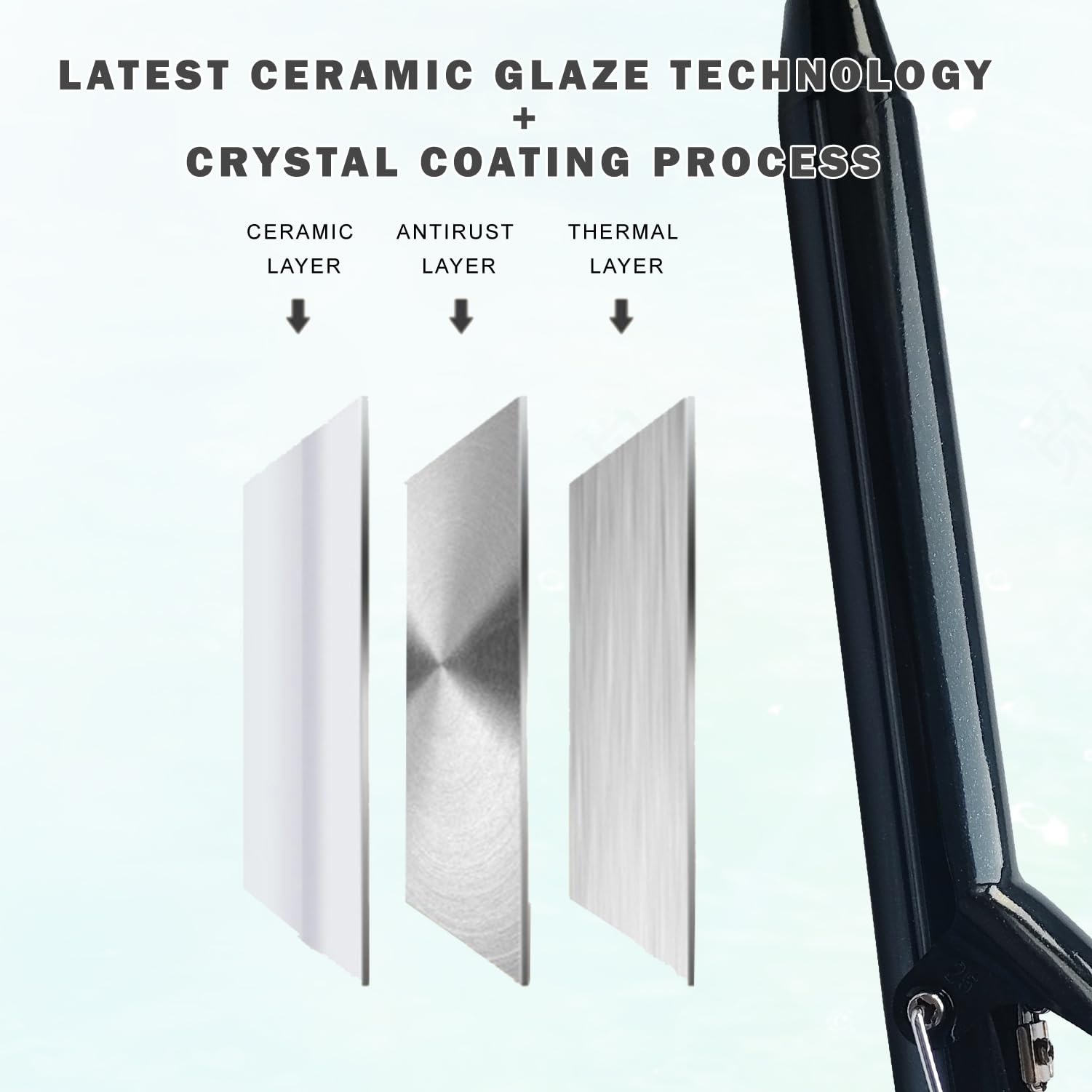 Abp curling iron showing digital LED temperature display