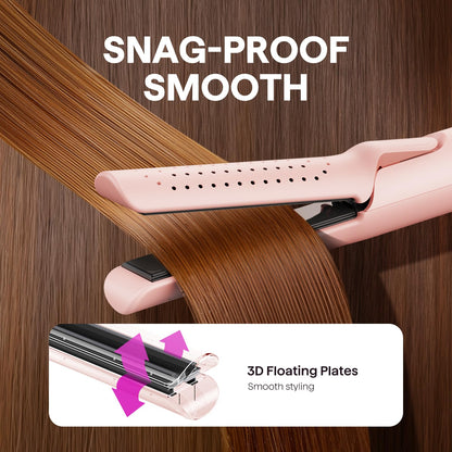 Wavytalk Airflow Styler creating soft beach waves on model