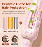 Bilitok automatic hair curler temperature control buttons