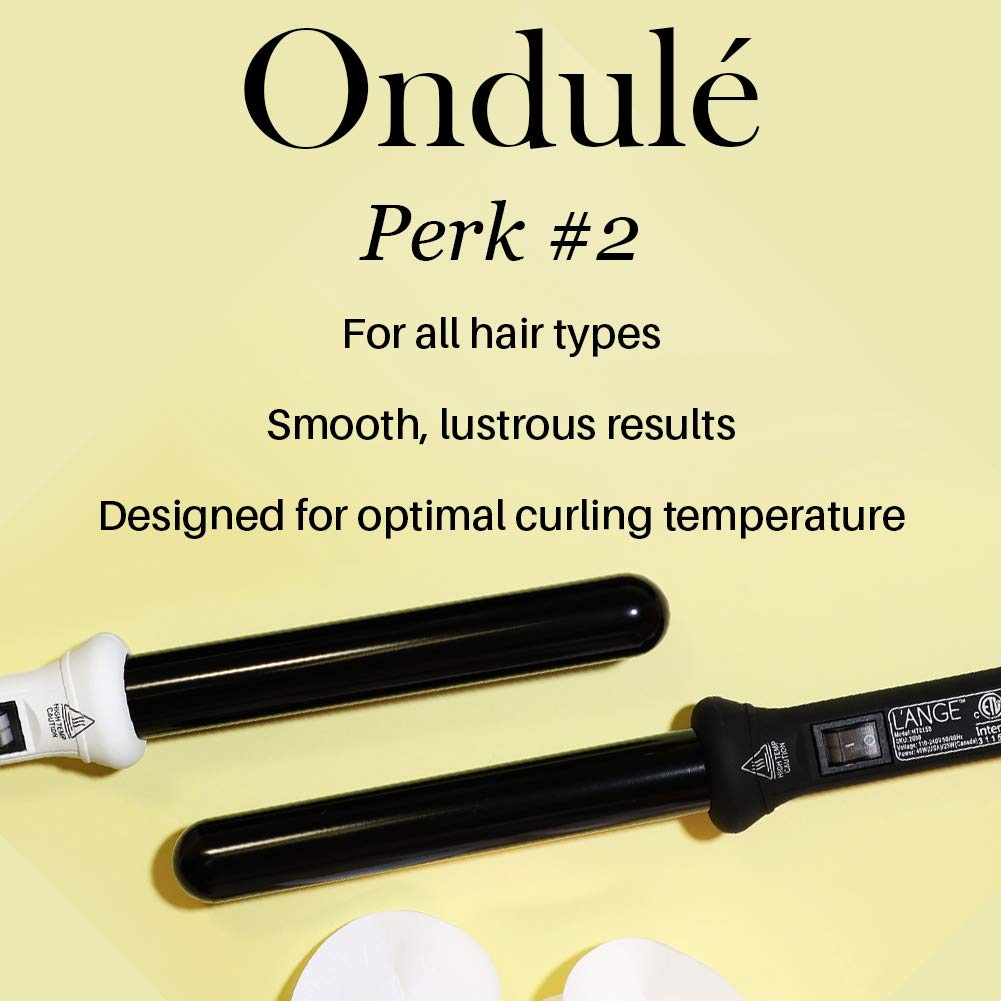 Side profile of L'Ange Hair professional styling wand