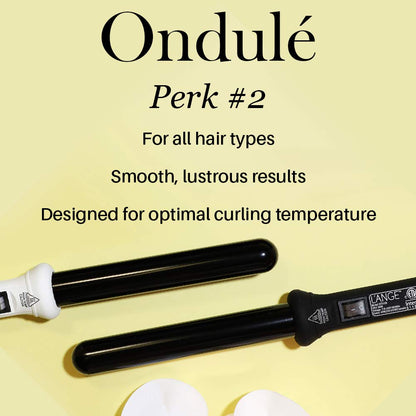 Side profile of L'Ange Hair professional styling wand