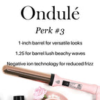 L'Ange Hair Ondulé ceramic wand for beach waves