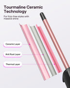 Wavytalk hair curling iron with the included heat resistant glove
