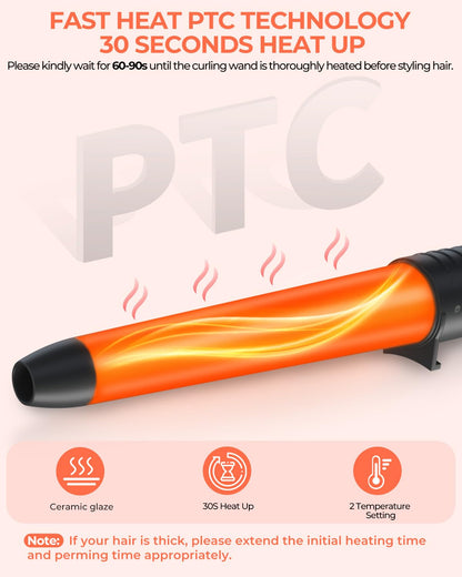 Ohuhu 5 in 1 hair curler set with styling accessories