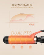 Side profile of Weeyum styling tool with heat settings visible