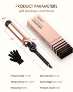 Travel friendly dual voltage Weeyum hair styling wand