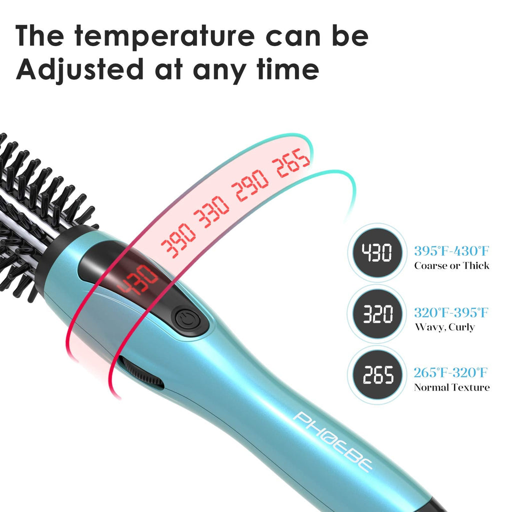Phoebe 3-in-1 hair styling brush for travel