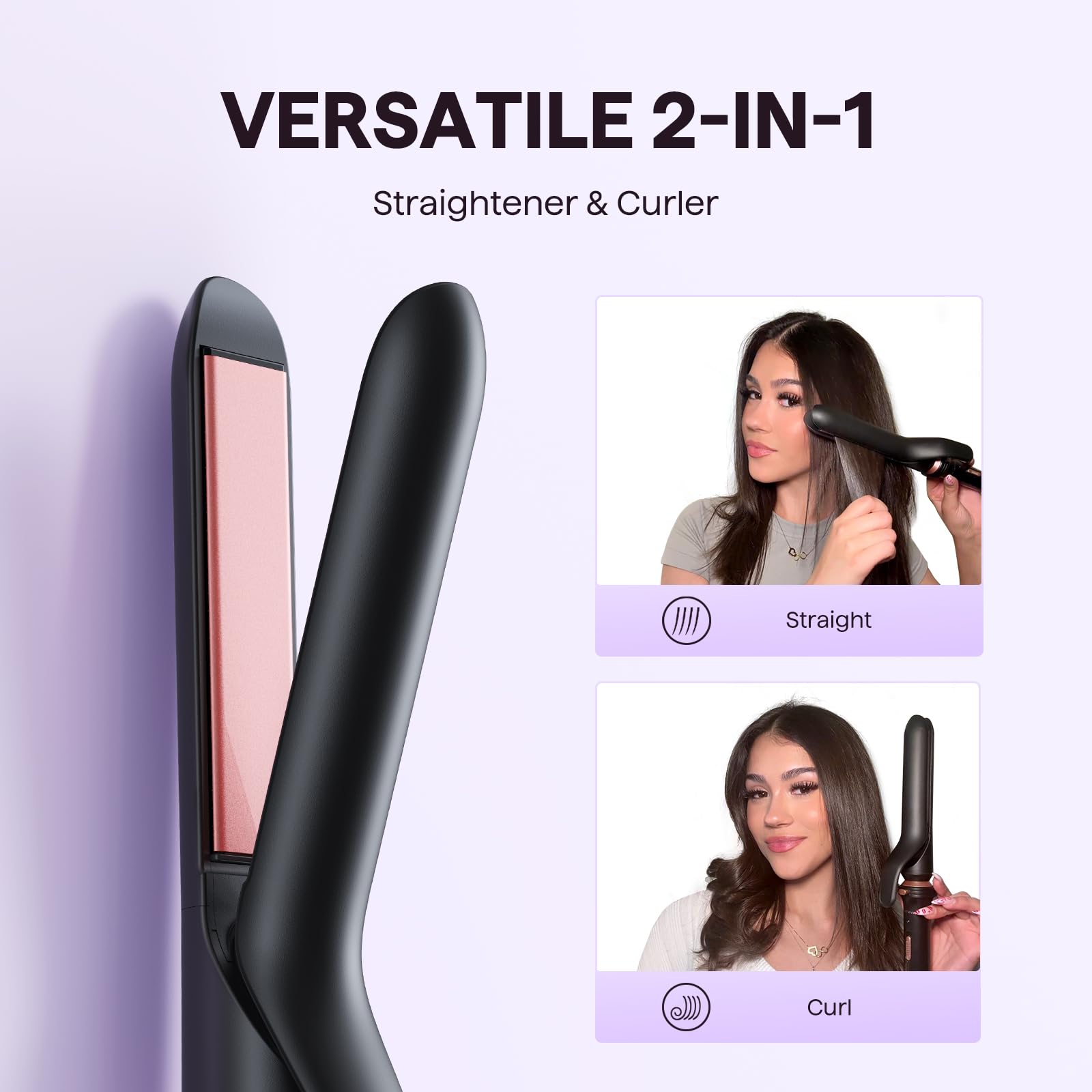 Close up of Wavytalk 1.25-inch curling iron attachment